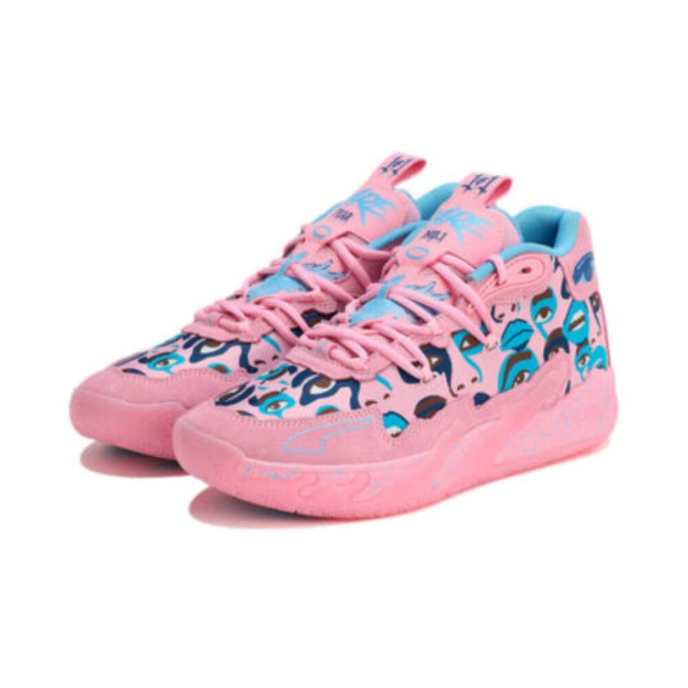 Puma KidSuper Studios x MB.03 Mens Basketball Shoes Pink 379328-01 NEW Multi Sz - Picture 5 of 7